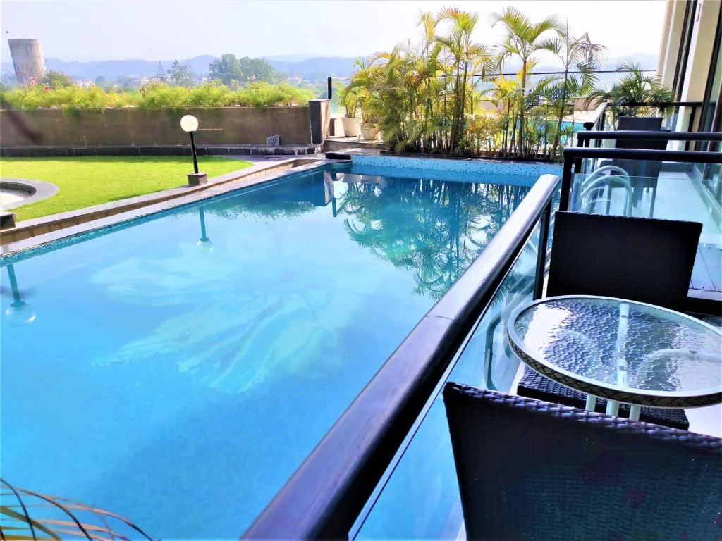 Cabana Room with Jaccuzi, Semi Private Pool, Balcony and Mountain View, Welcomhotel by ITC Hotels, Bella Vista, Panchkula - Chandigarh