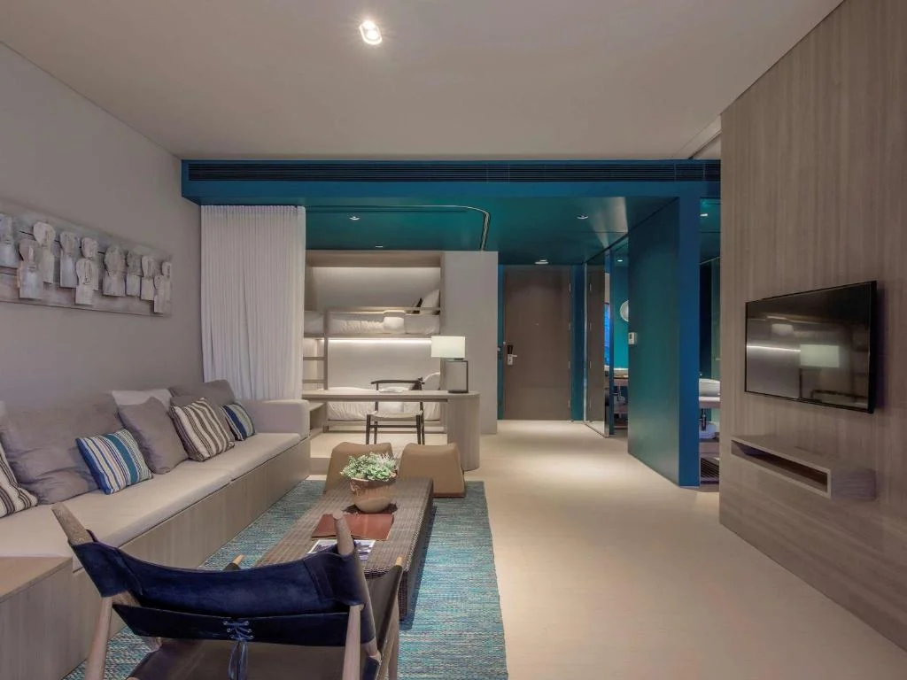 Family Pool Suite with a King Bed, a Bunk Bed and Garden View, Veranda Resort Pattaya - MGallery by Sofitel